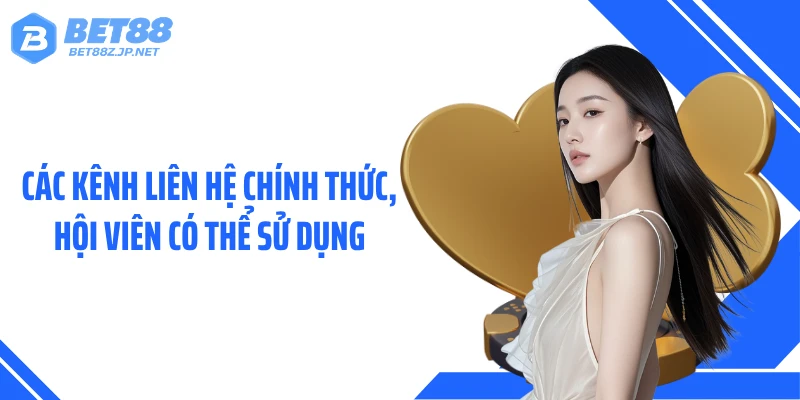 Các kênh liên hệ chính thức, hội viên có thể sử dụng