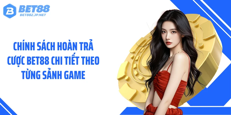 Chính sách hoàn trả cược BET88 chi tiết theo từng sảnh game